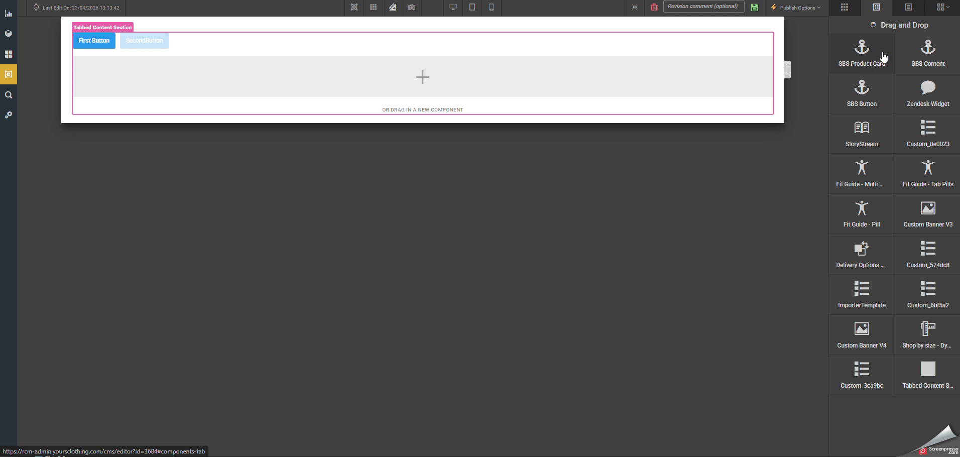 Component usage demo