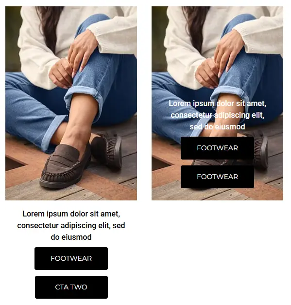 Inside/below dropdown example